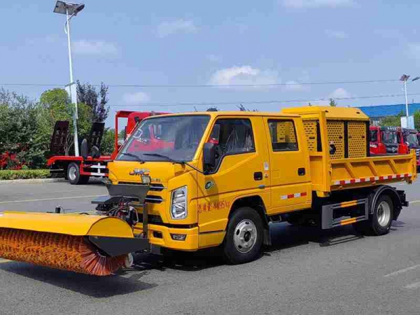 程力双排除雪车